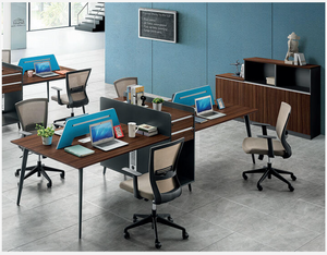 Modern Wood High Tech Office Workstation
