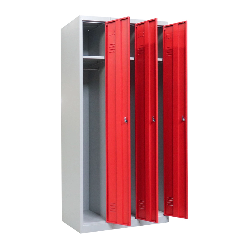 Hospital 3 Door Wardrobe Closet for Medical Office 