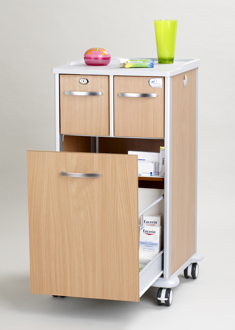 Hospital Patient Beside Locker Cabinet