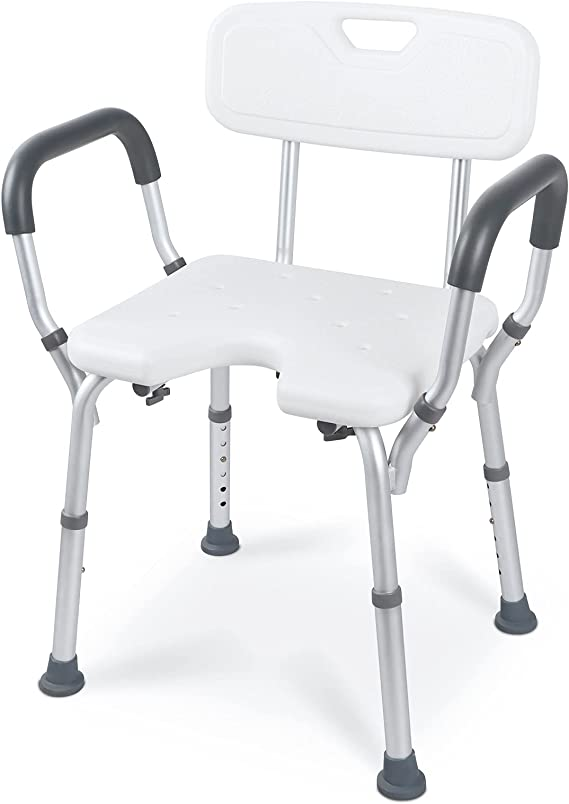 Heavy Duty Medical Shower Chair with Arms